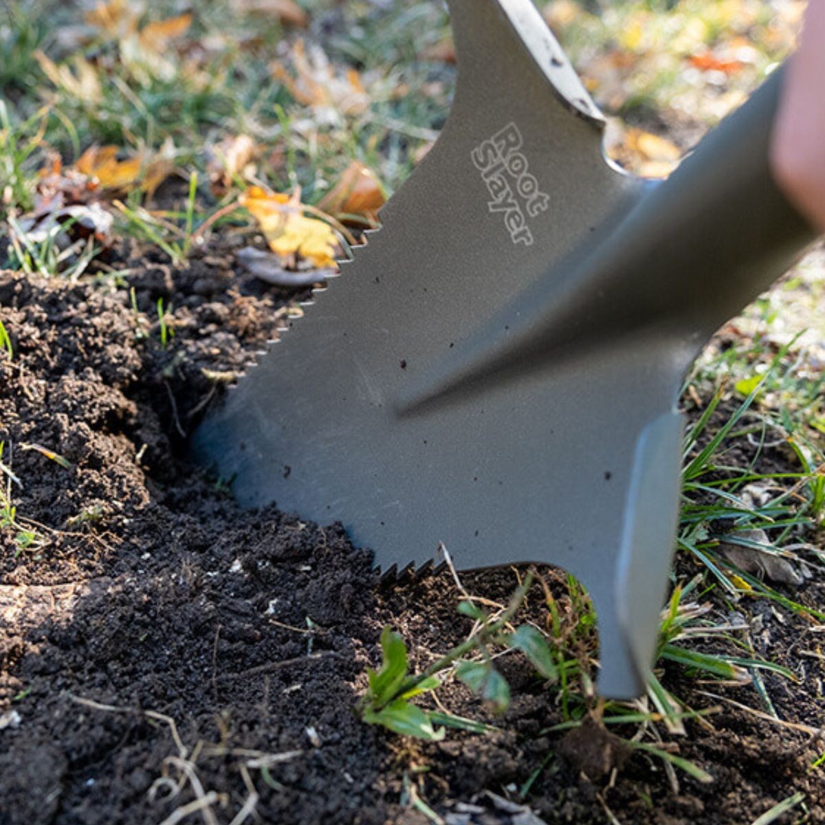 Root Slayer Mini Spade – Compact Carbon Steel Tool