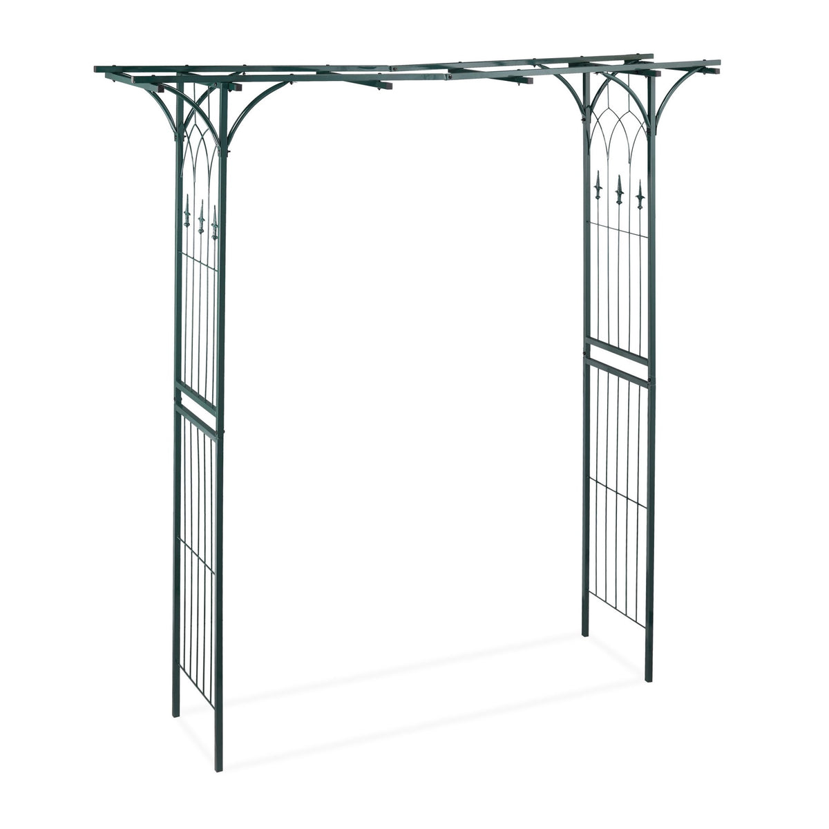 Rose arch in metal