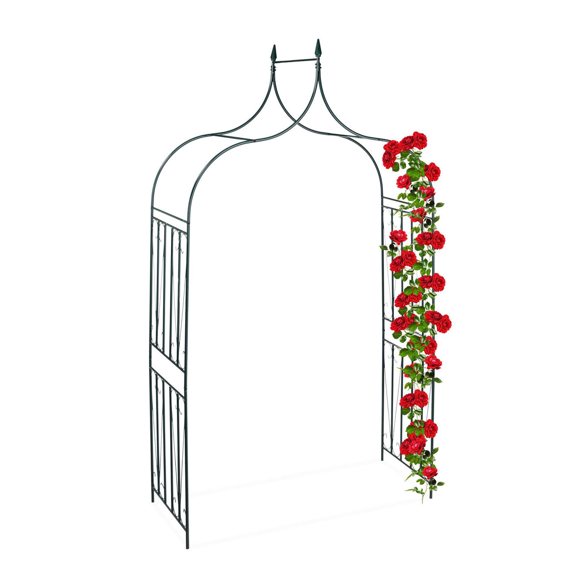 Rose arch with decor