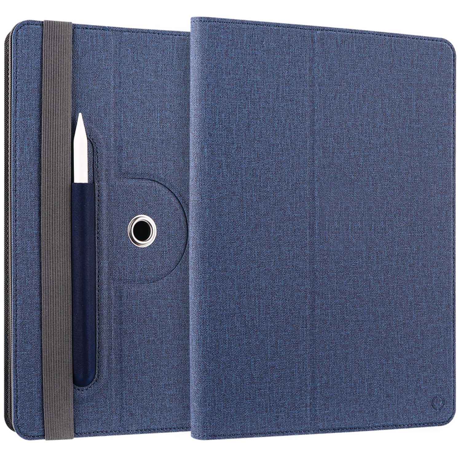 Rotatable flip cover Universal Tablets 9-11" Blue