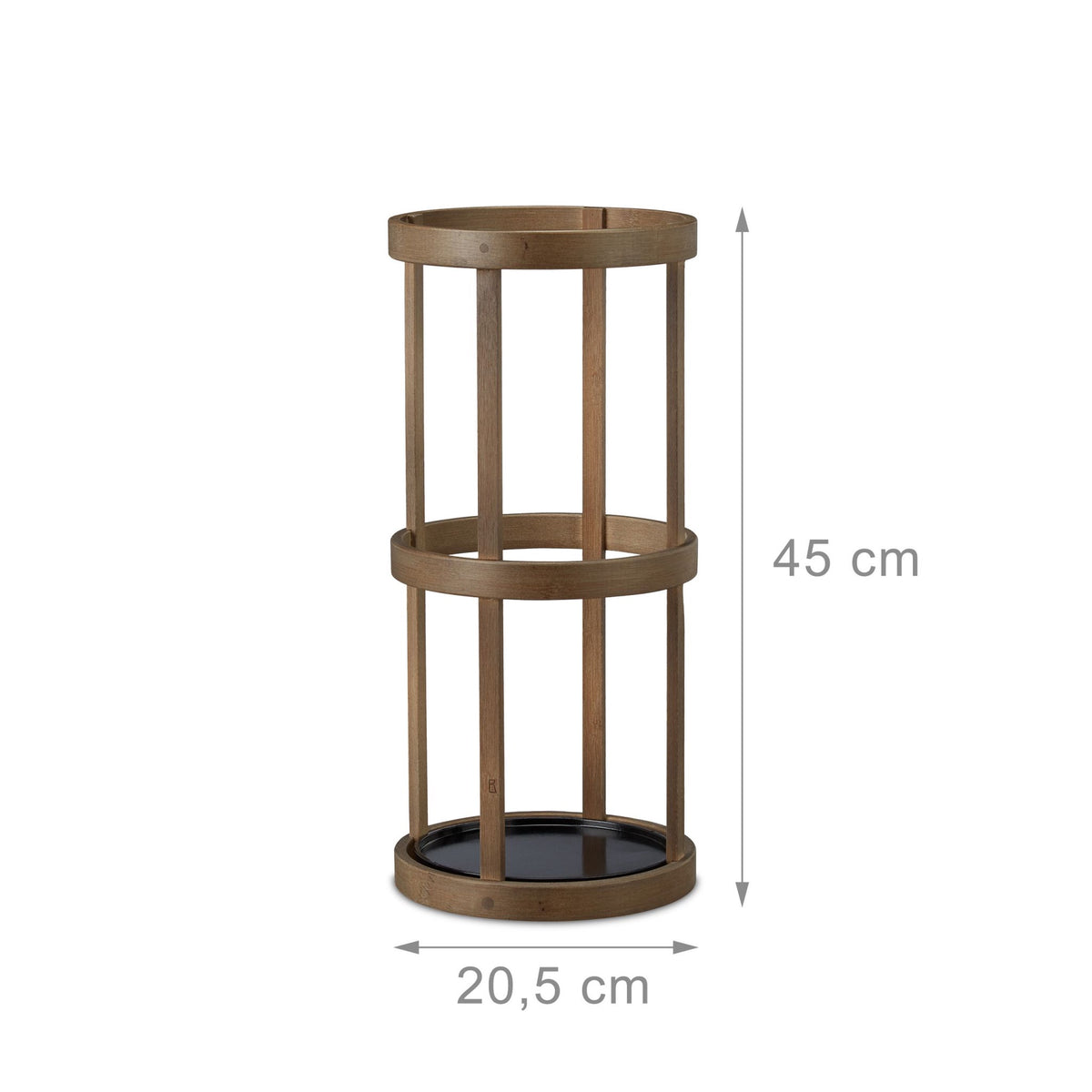 Round Bamboo Umbrella Stand