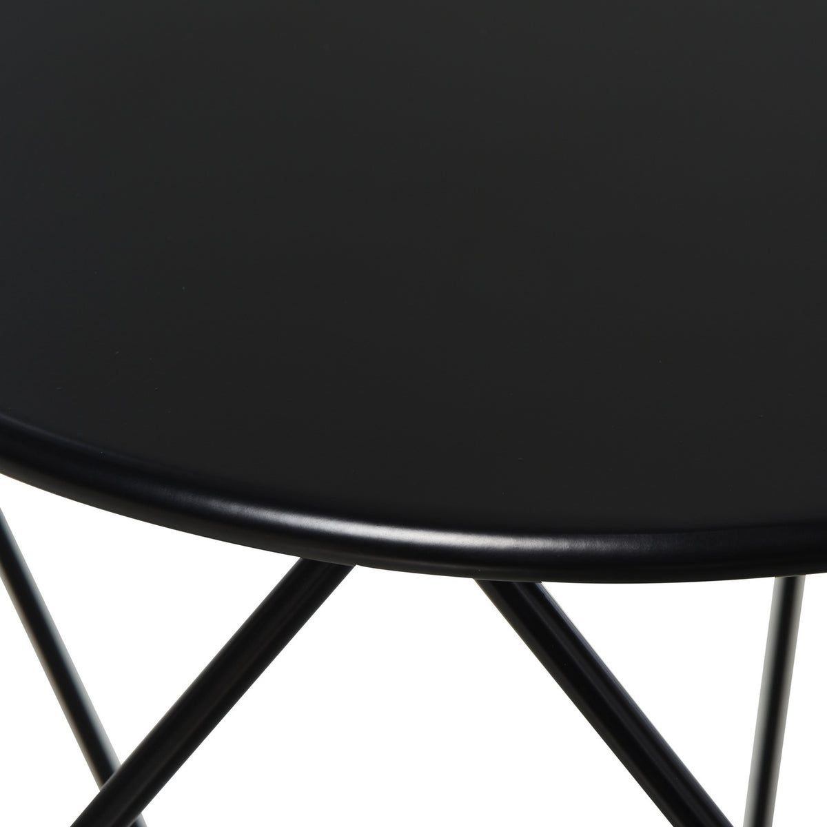 Round Coffee Table With Storage Side Table & Nesting Table, Metal Basket Design, For Living Room & Bedroom, 51X51X44 Cm