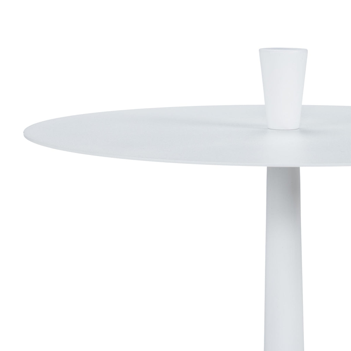 Round Coffee Table in White