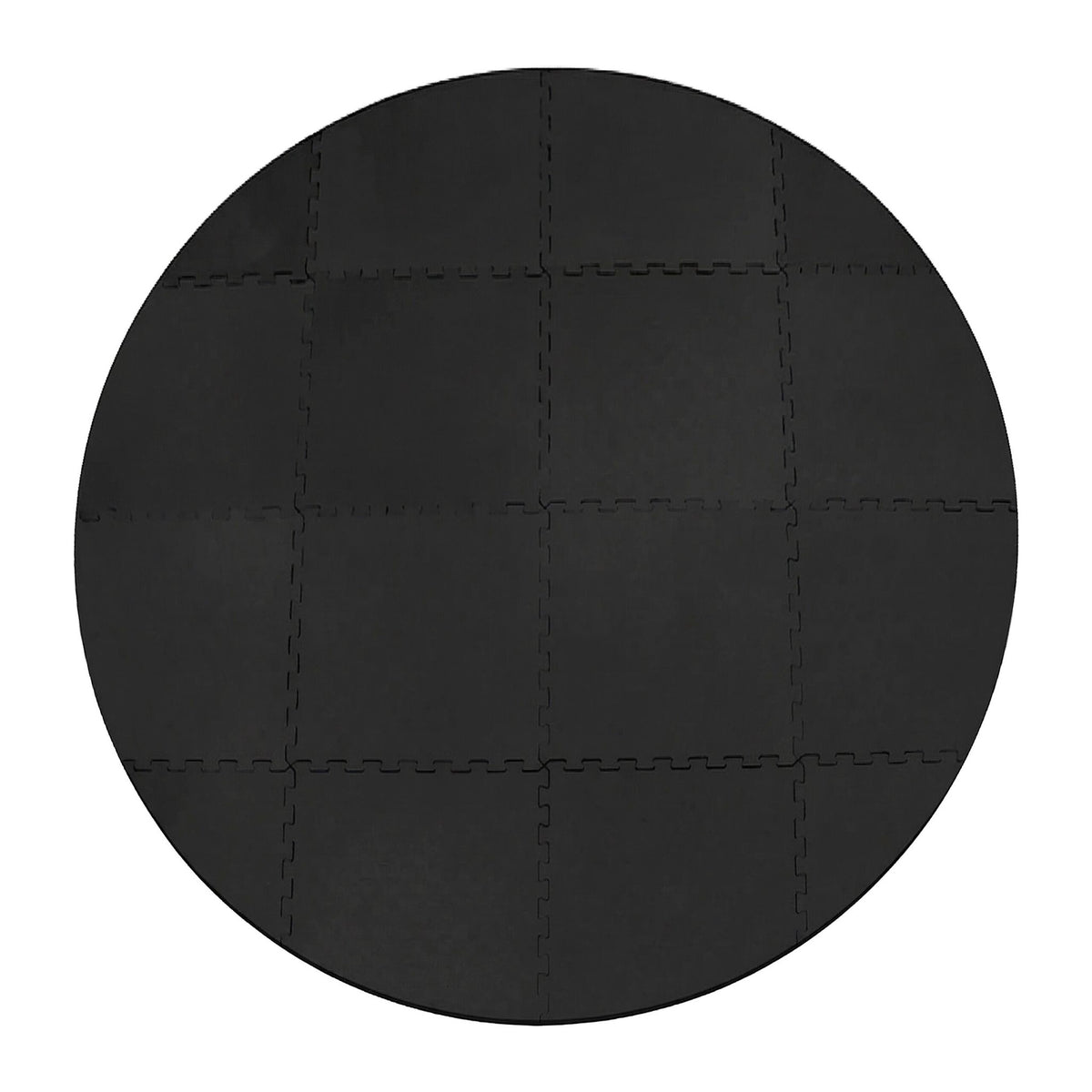 Round EVA Foam Pool Mat, 2m Diameter, Black