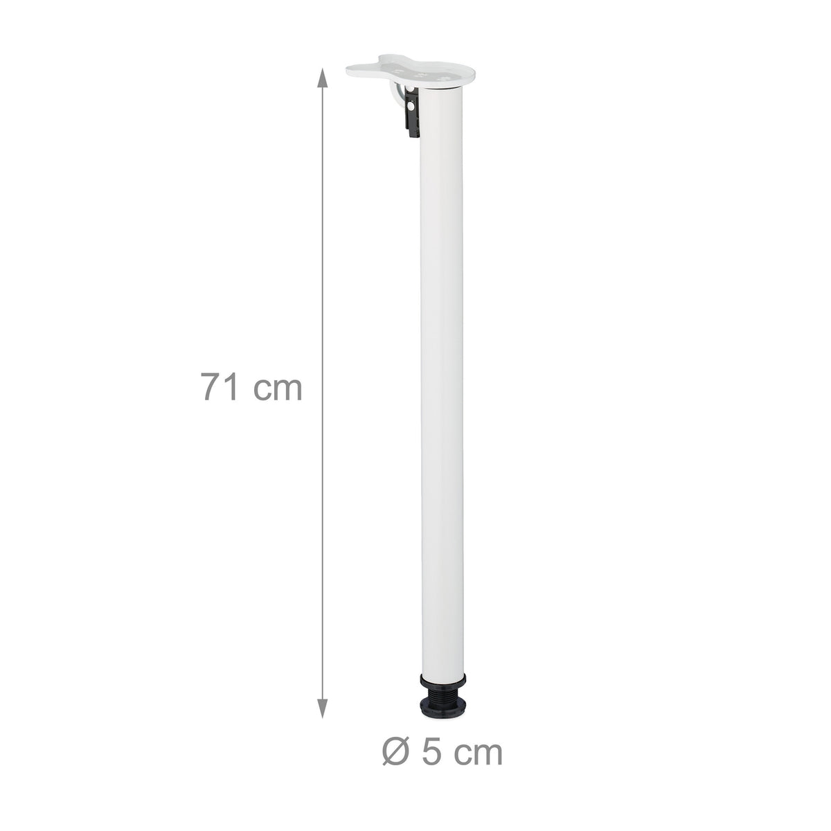 Round Folding Table Legs – Metal, Set of 4