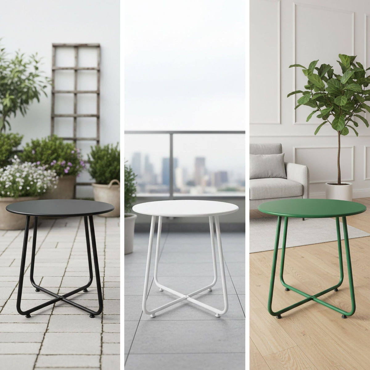 Round Metal Table – Indoor/Outdoor Use