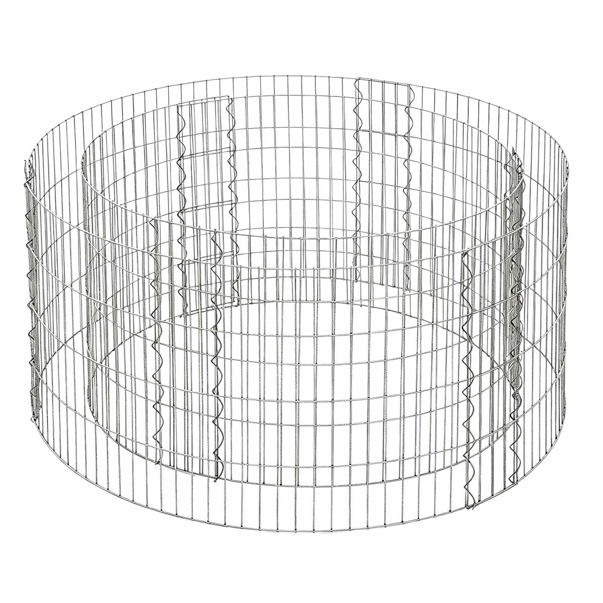 Round Steel Gabion for Planting, 90x40 cm