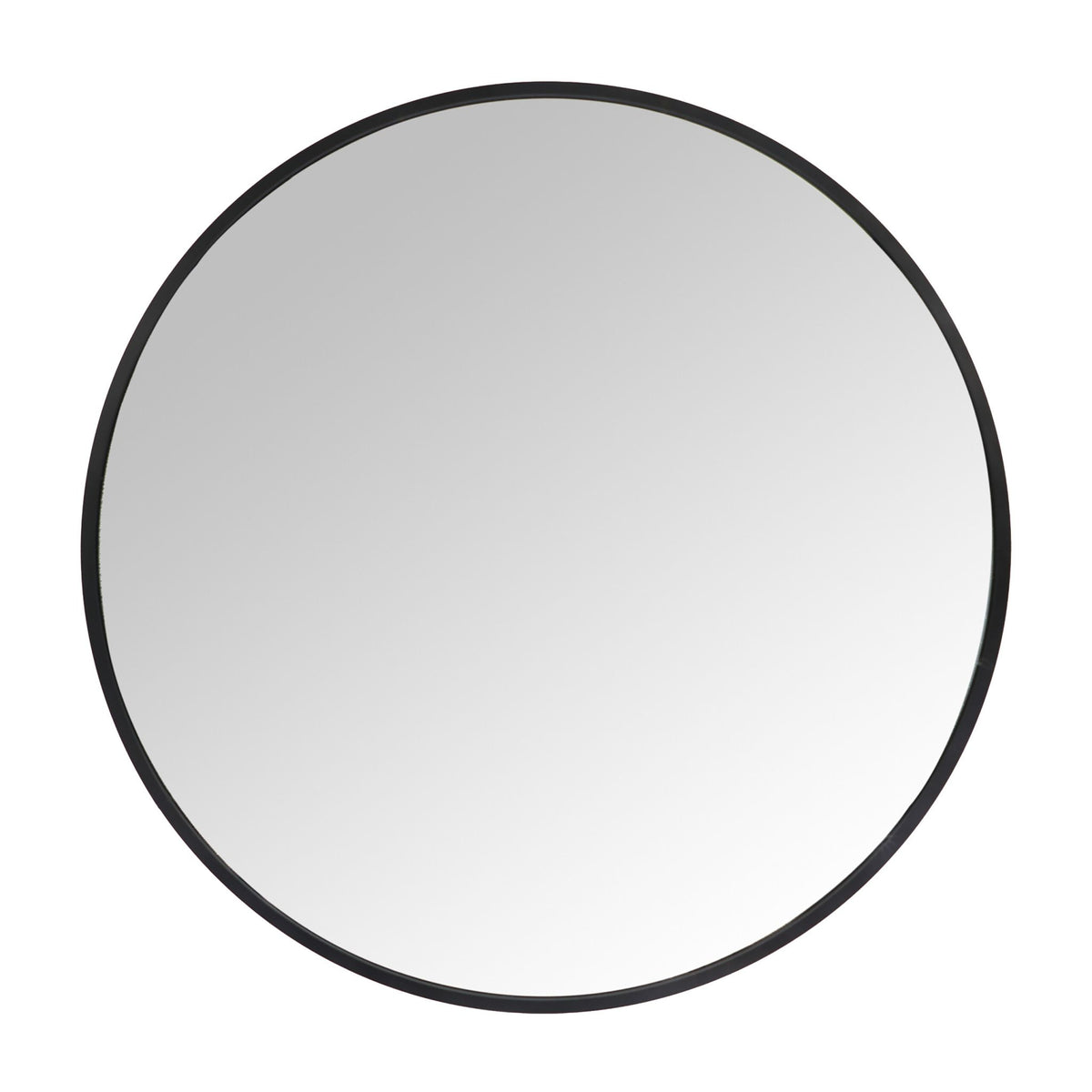 Round Wall Mirror with Metal Frame – Decorative & Functional