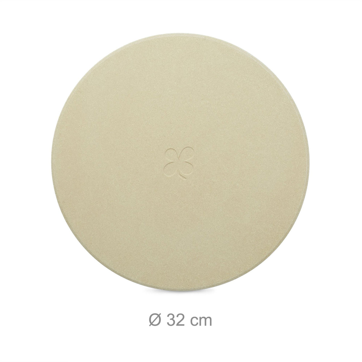 Round pizza stone in a set