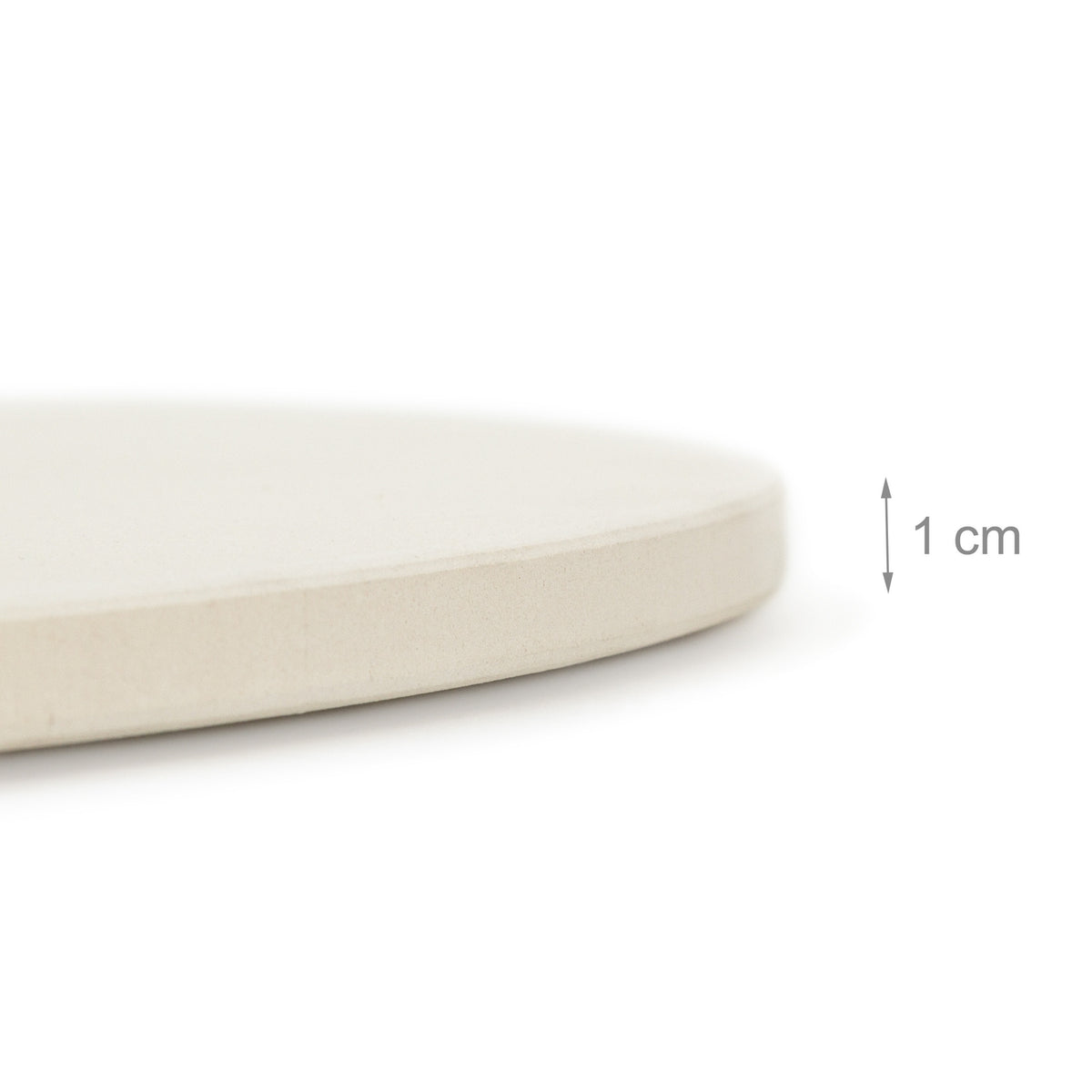 Round pizza stone with holder