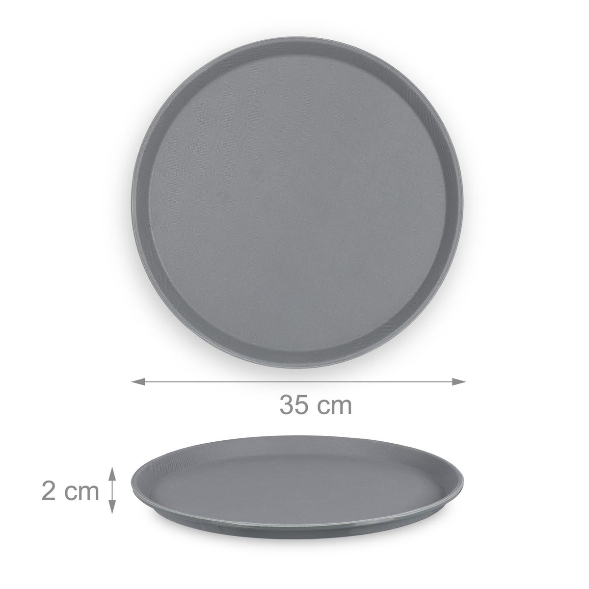 Round serving tray 2-pack 35 cm