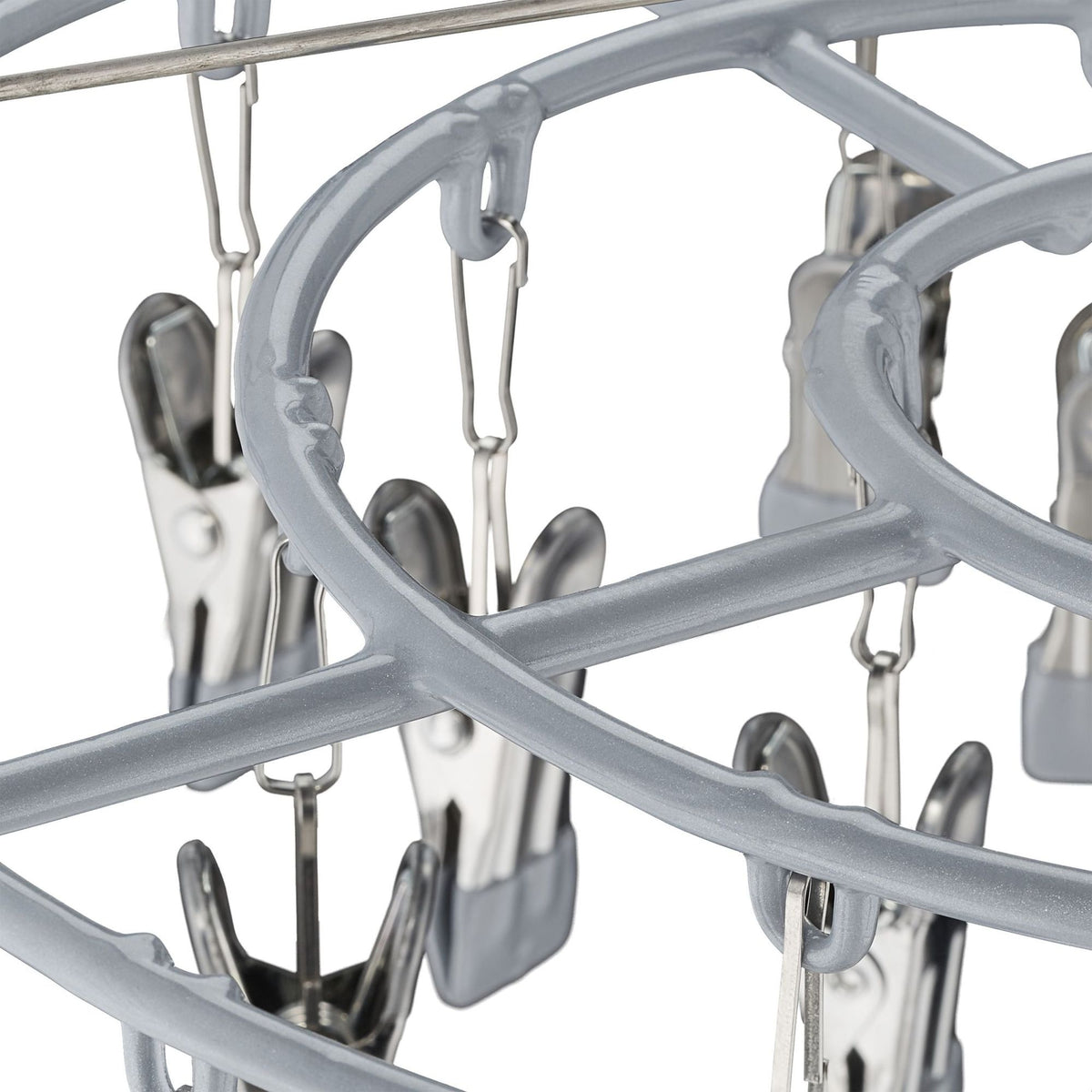 Round sock dryer for Clotheshorse