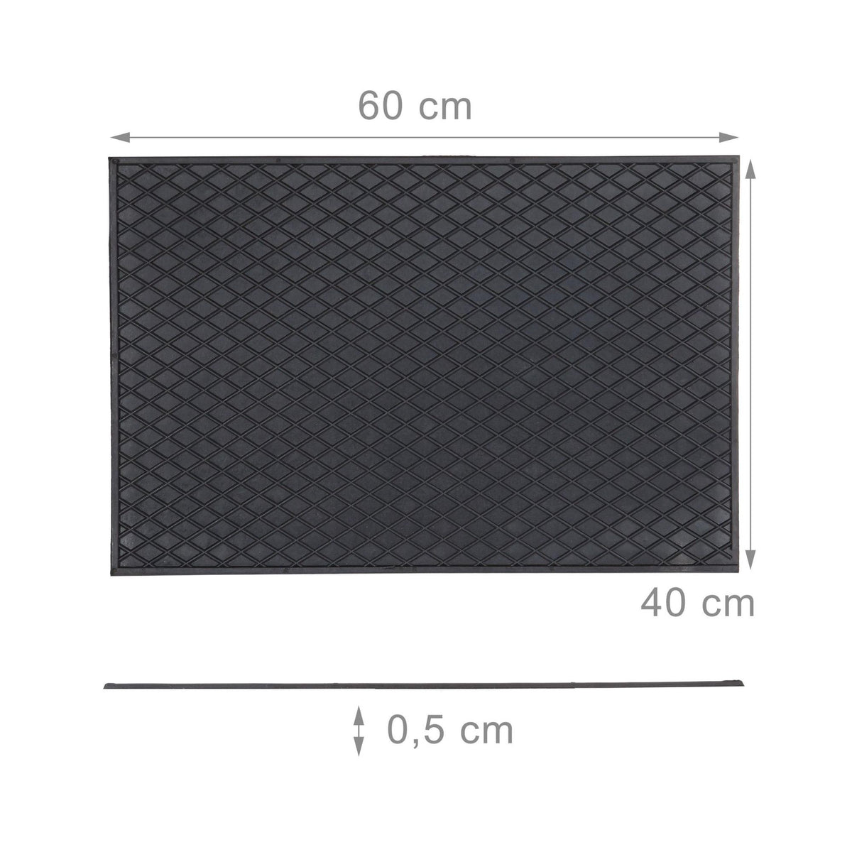 Rubber door mat