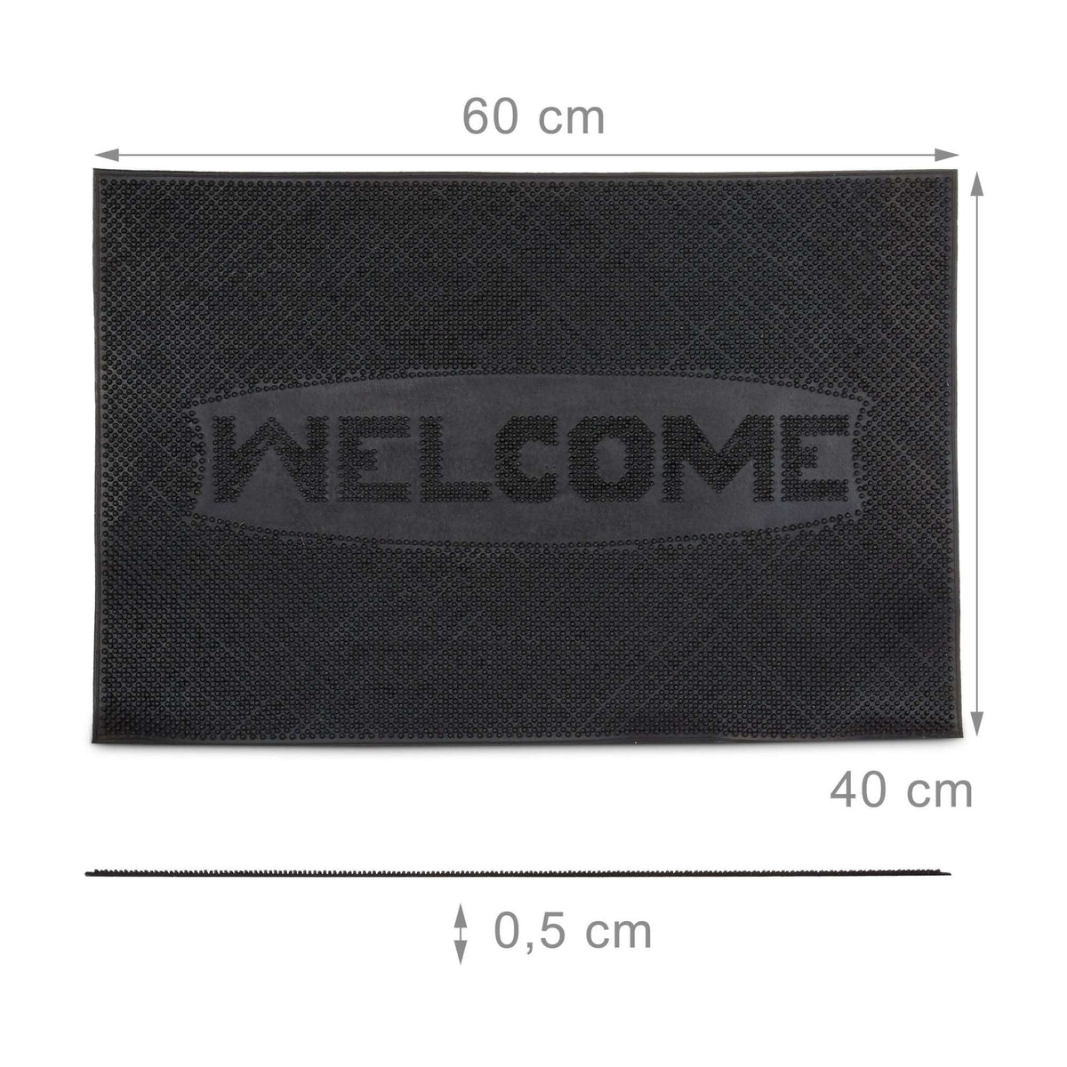 Rubber doormat WELCOME