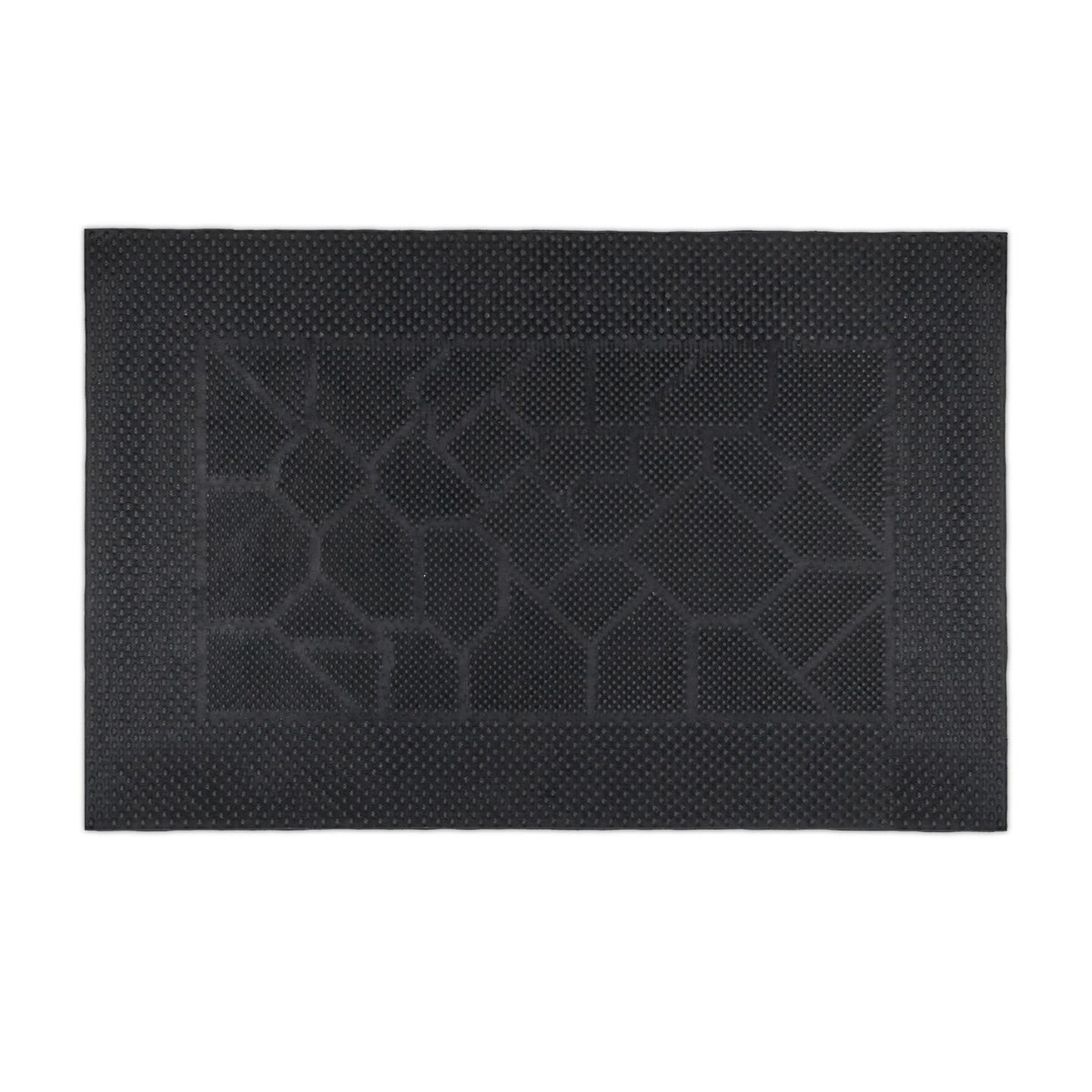 Rubber doormat with pattern