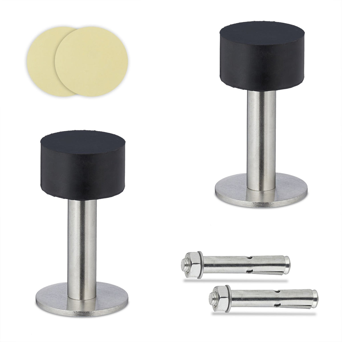 Rubber door stopper, 2 pcs