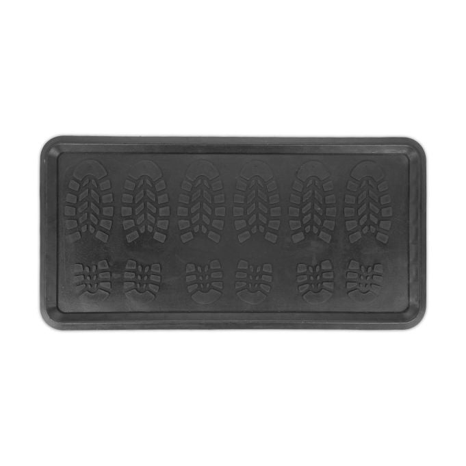 Rubber drip tray for shoes