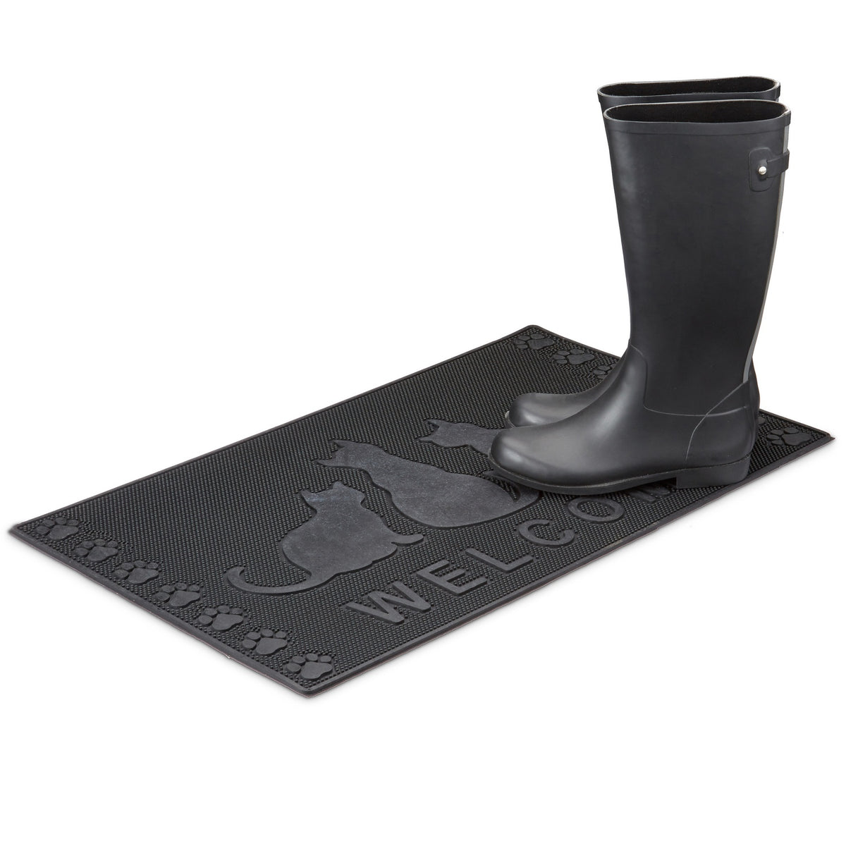 Rubber mat cats
