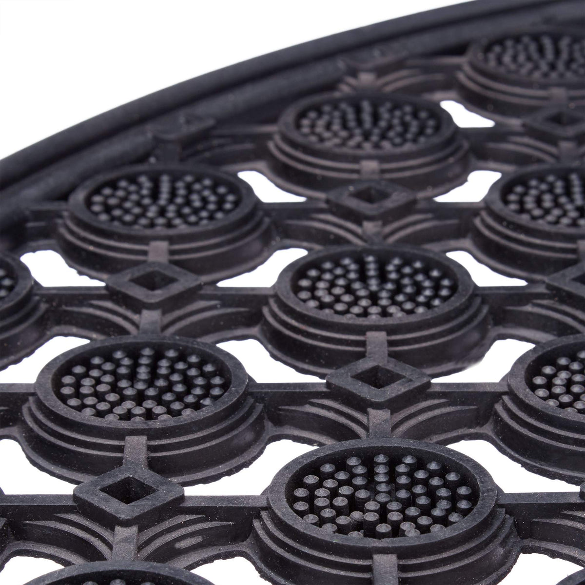 Rubber mat half moon