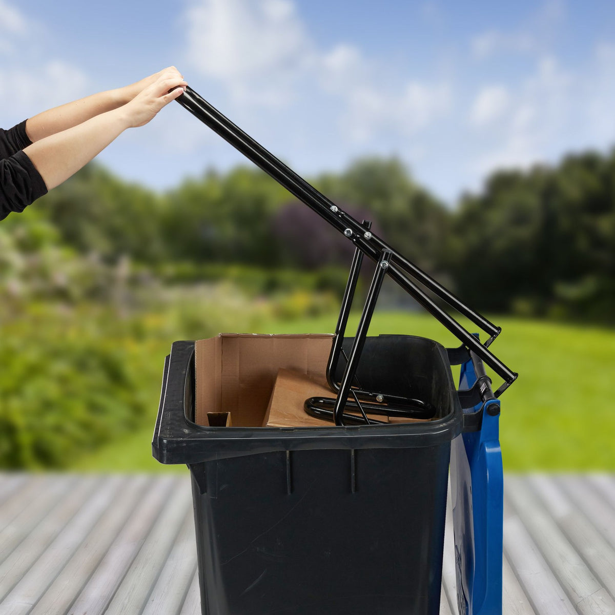 Rubbish Press For Wheelie Bin