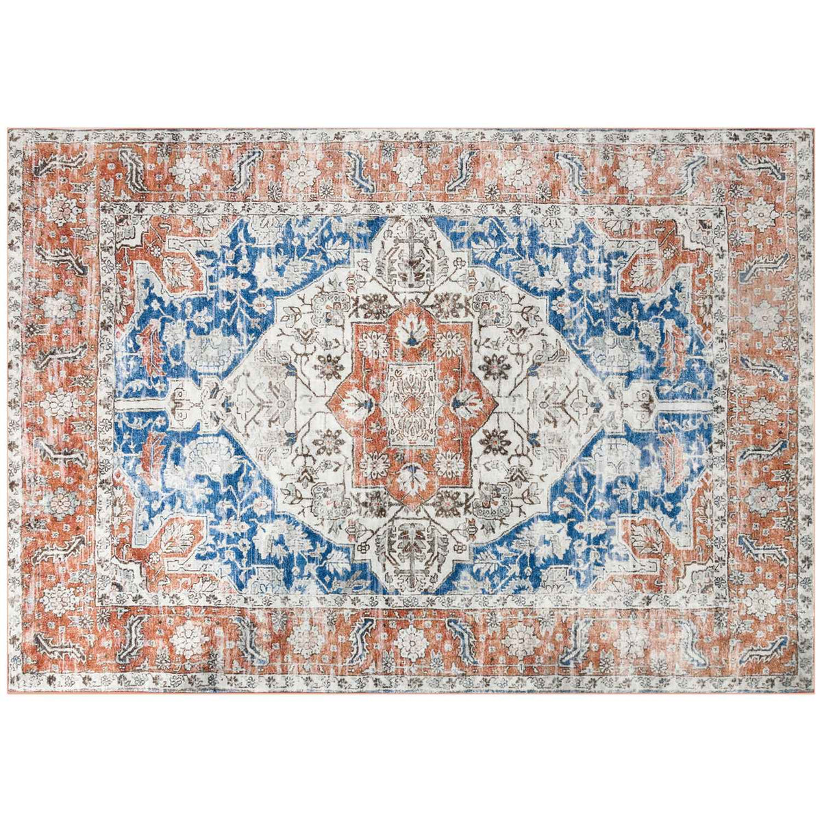 Rug, Short Pile Living Room Rug In Used Look, Area Rug, Polyester, 230X160 Cm, For Living Room And Bedroom