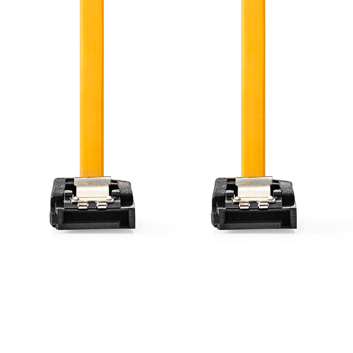 SATA Cable | 6 Gbps | SATA 7-Pin Female | SATA 7-Pin Female | Nickel Plated | 1.00 m | Flat | PVC | Yellow | Box