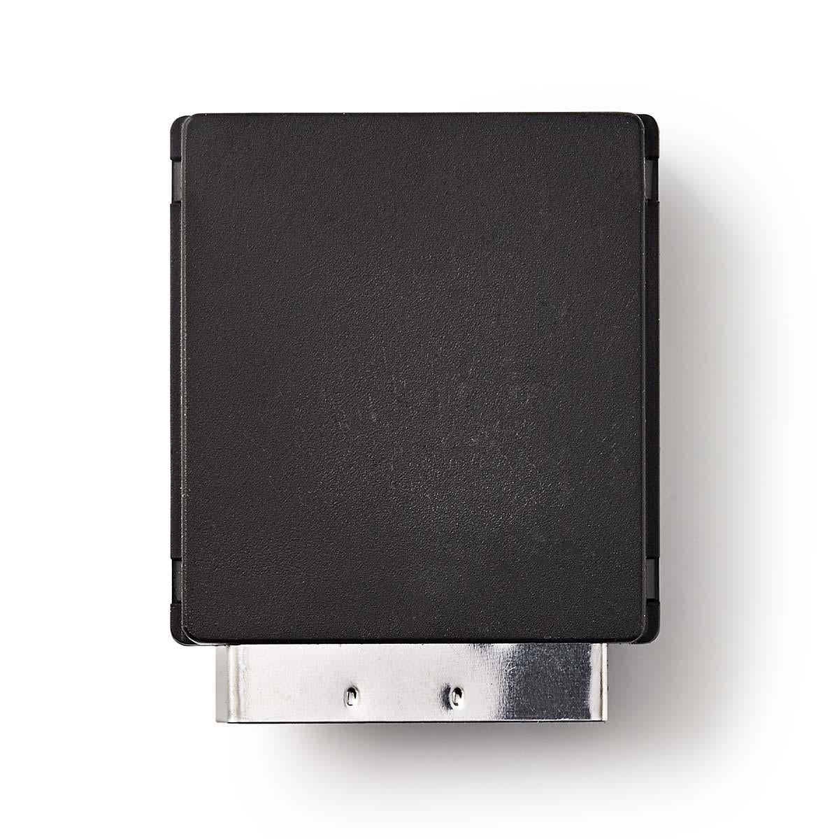 SCART Adapter | SCART Male | S-Video Female / SCART Female / 3x RCA Female | Nickel Plated | Switchable | ABS | Black | 1 pcs | Box