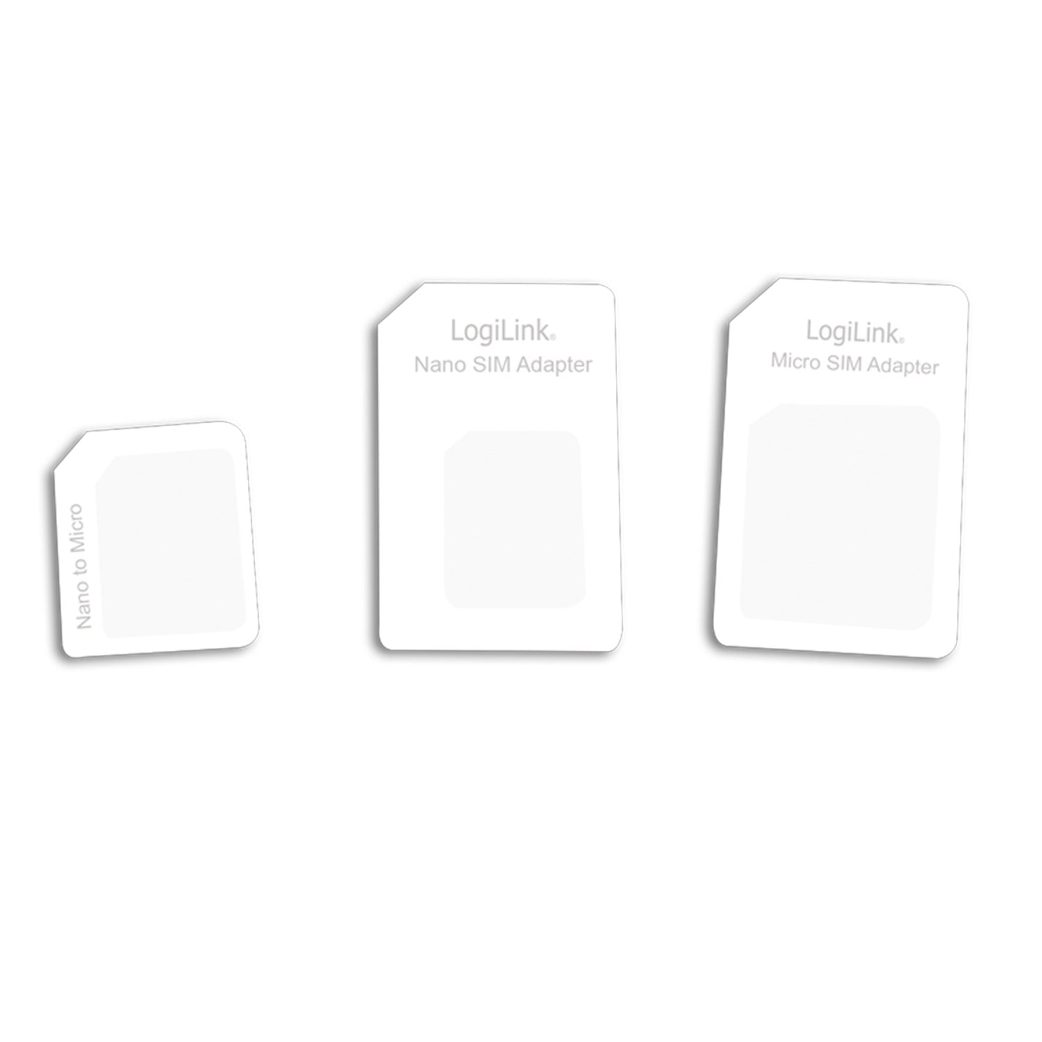 SIM card adapters 3-pack