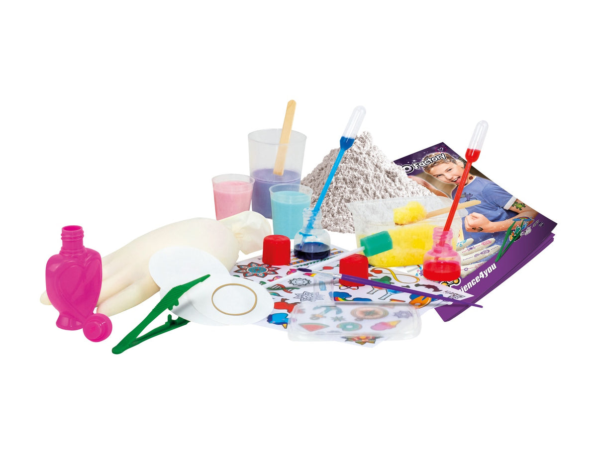 STEM Tattoo Kit for Kids, Create 60 Temporary Tattoos