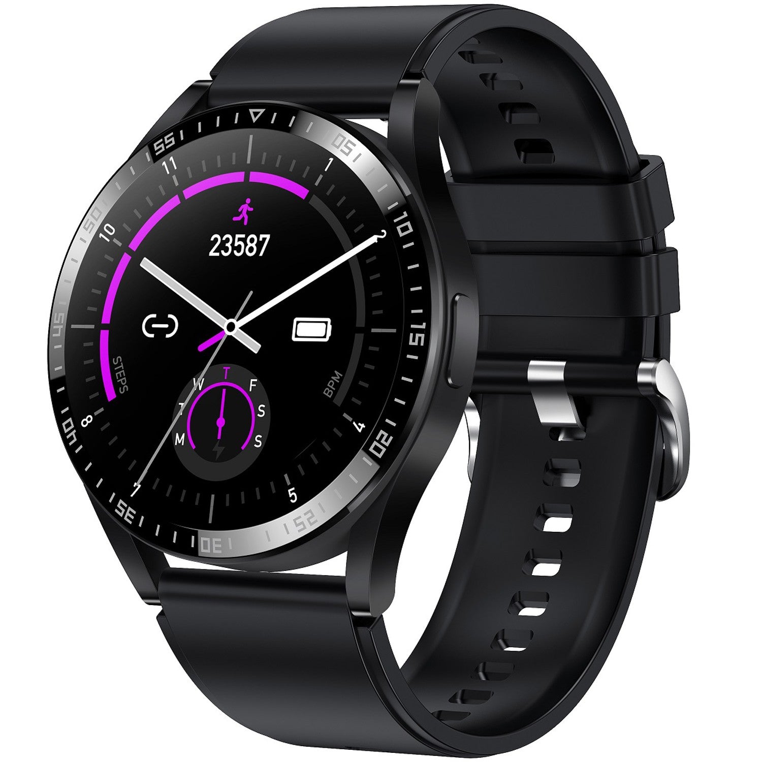 SWC-372 BT Smart Watch Black