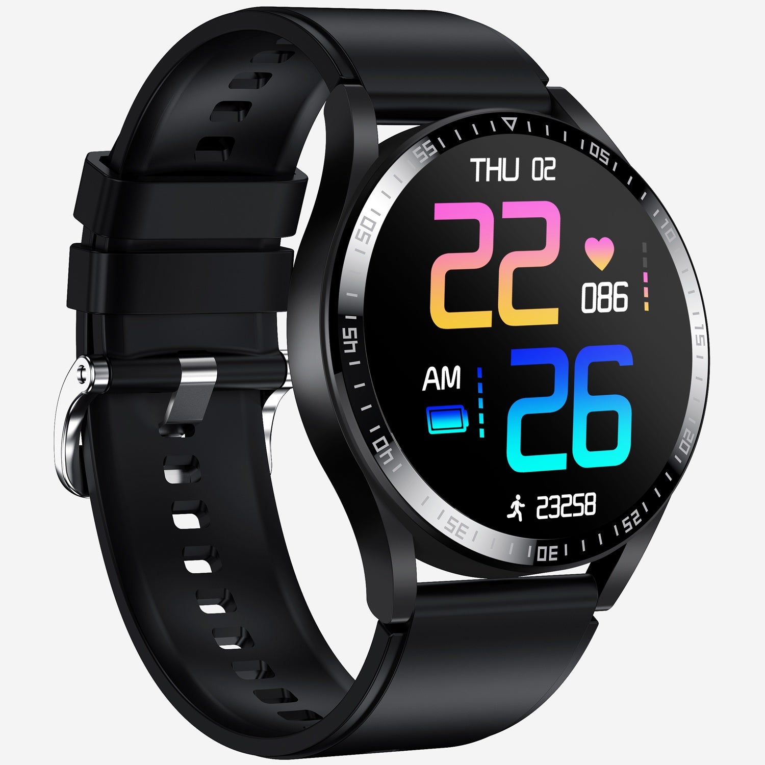 SWC-372 BT Smart Watch Black