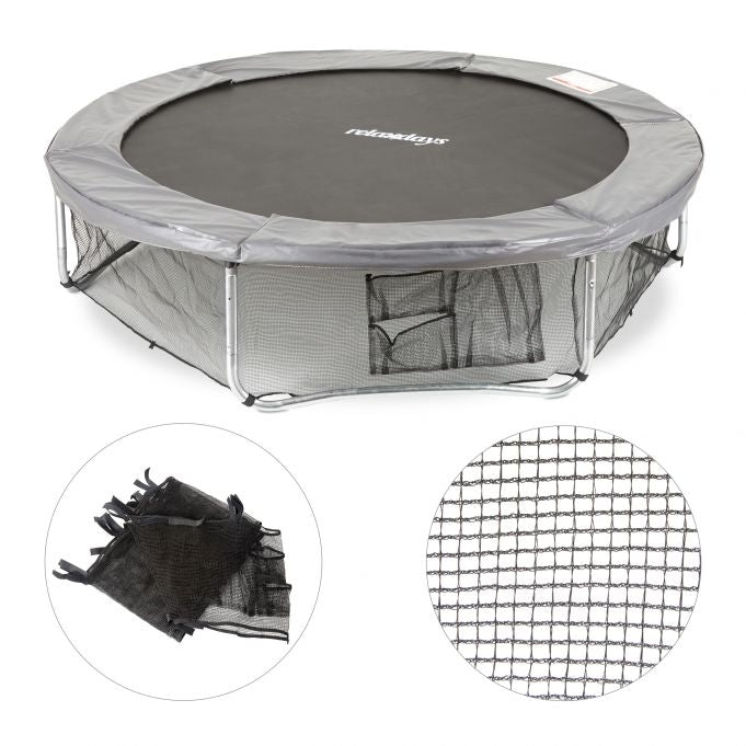 Safety net stand trampoline
