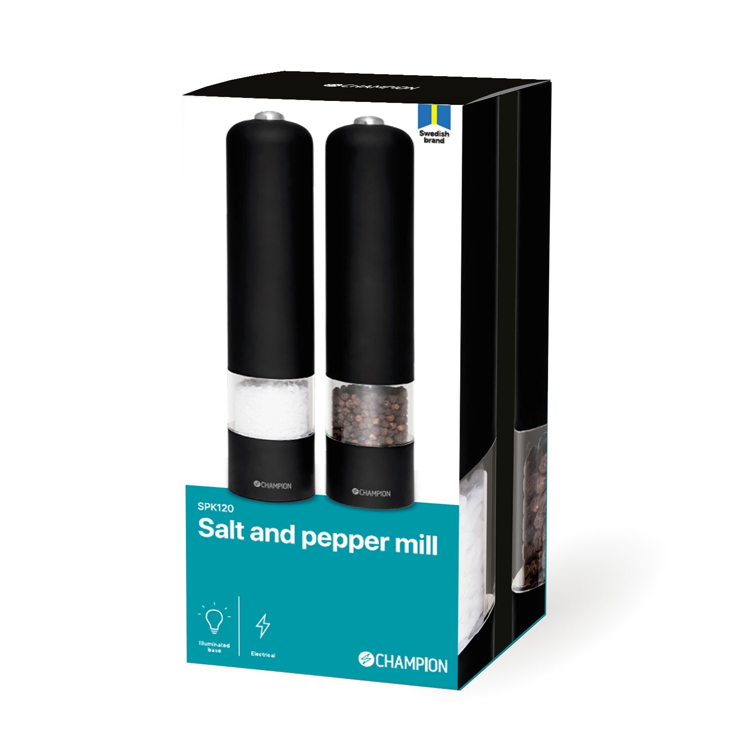 Salt and Pepper Grinder SPK120 Matte black