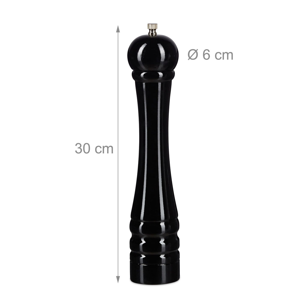 Salt and pepper mill set of two