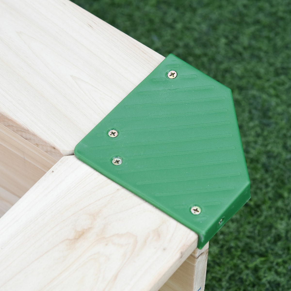 Sandpit Fir Wood Crank Roof Bottomless Design 3-8 Years 120X120Cm Natural