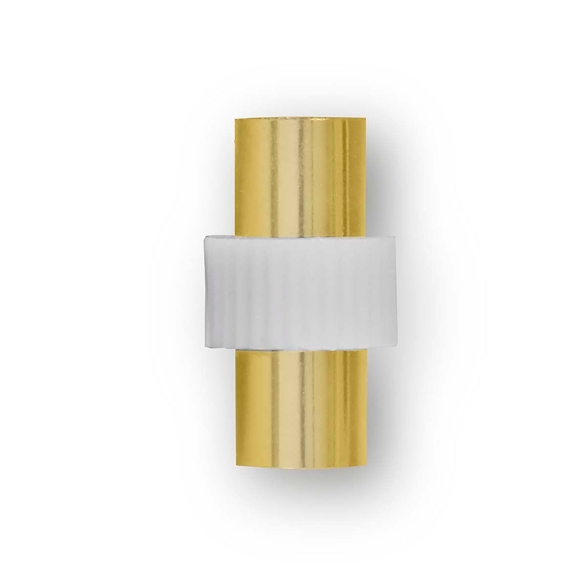 Satellite & Antenna Adapter | IEC (Coax) Female | IEC (Coax) Female | Nickel Plated | 75 Ohm | Straight | Metal / Plastic | White | 1 pc. | Box