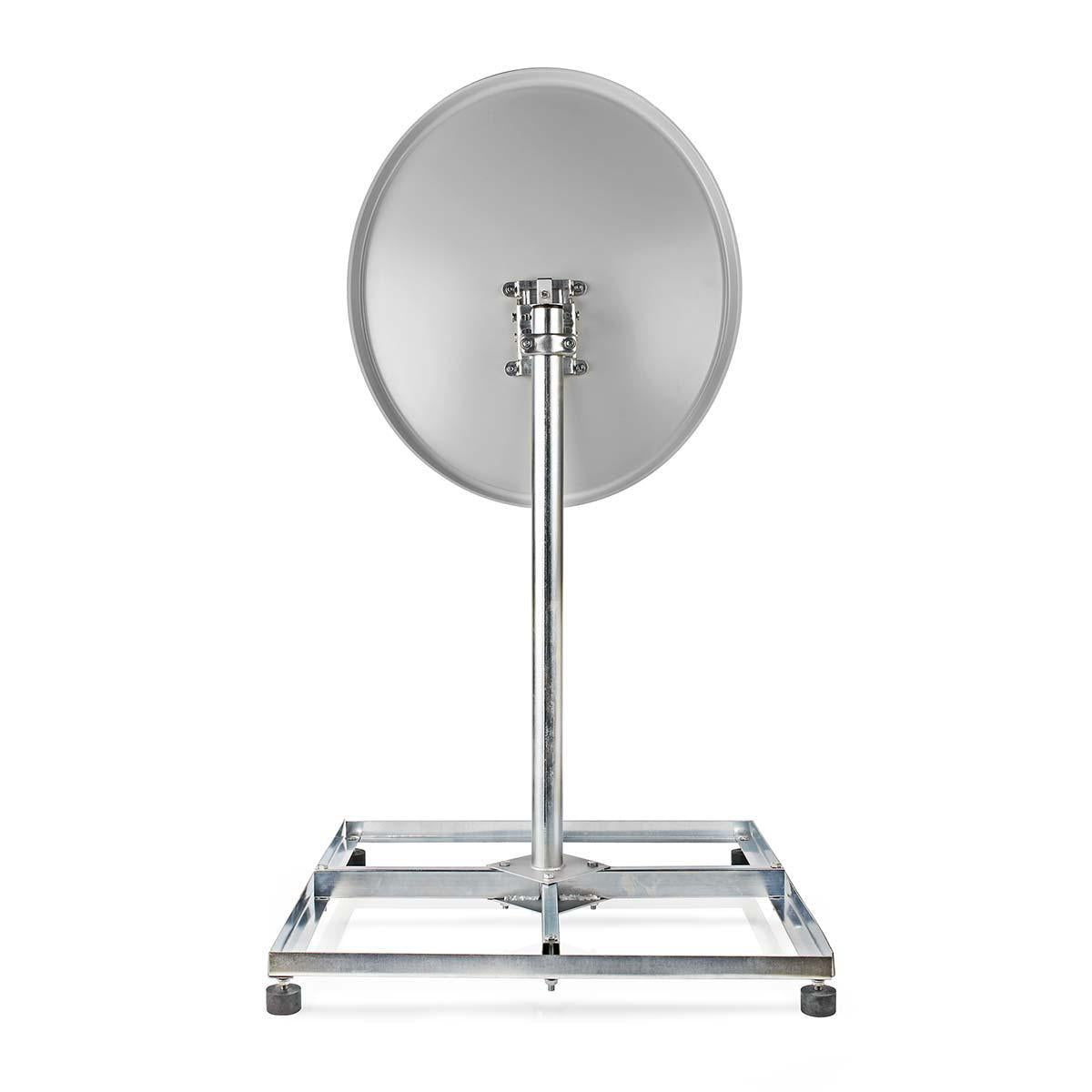 Satellite Balcony mount | Mast length: 0.75 m | Maximum counter size: 90.0 cm | Bottom plate size: 4 x 30 x 30 cm | Steel | Silver