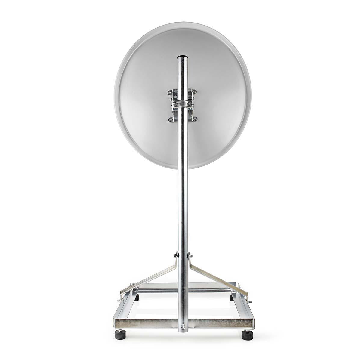 Satellite Balcony mount | Mast length: 1.00 m | Maximum counter size: 90.0 cm | Bottom plate size: 1 x 50 x 50 cm | Steel | Silver
