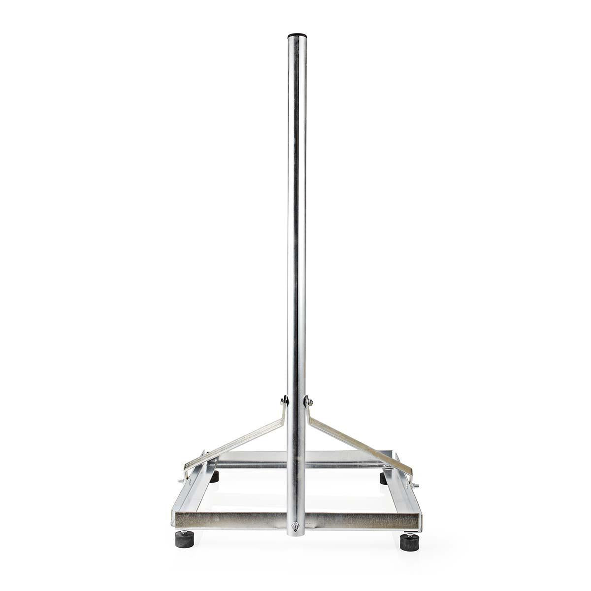 Satellite Balcony mount | Mast length: 1.00 m | Maximum counter size: 90.0 cm | Bottom plate size: 1 x 50 x 50 cm | Steel | Silver