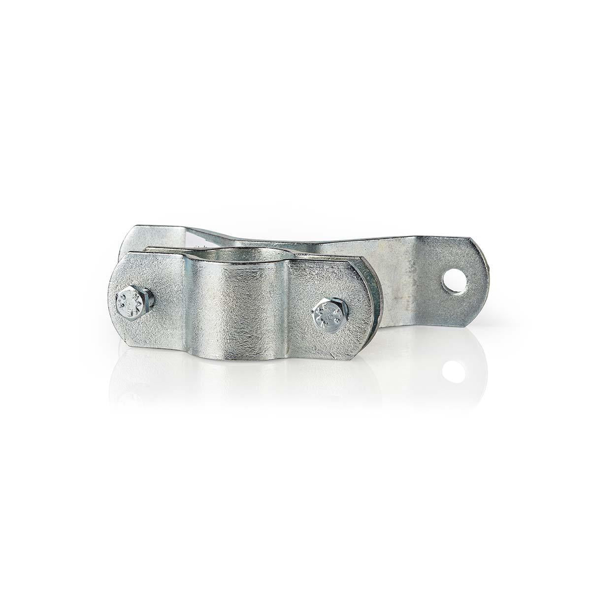 Satellite Mast clamp | Diameter range: 38 - 40 mm | Steel | Silver