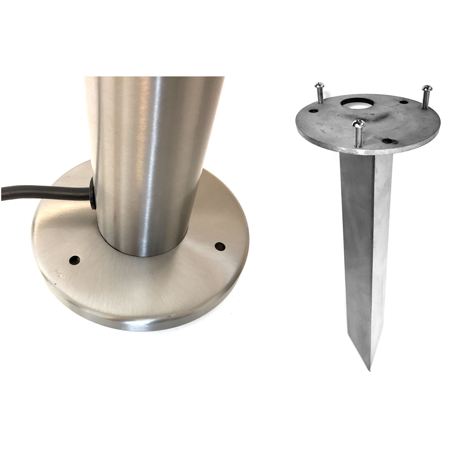 Saturn Bollard 90cm Black