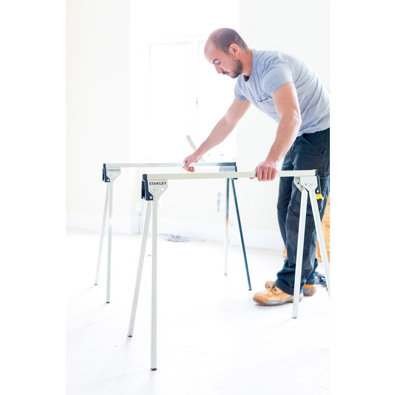 Saw trestle with folding legs 340kg/pair 2pcs