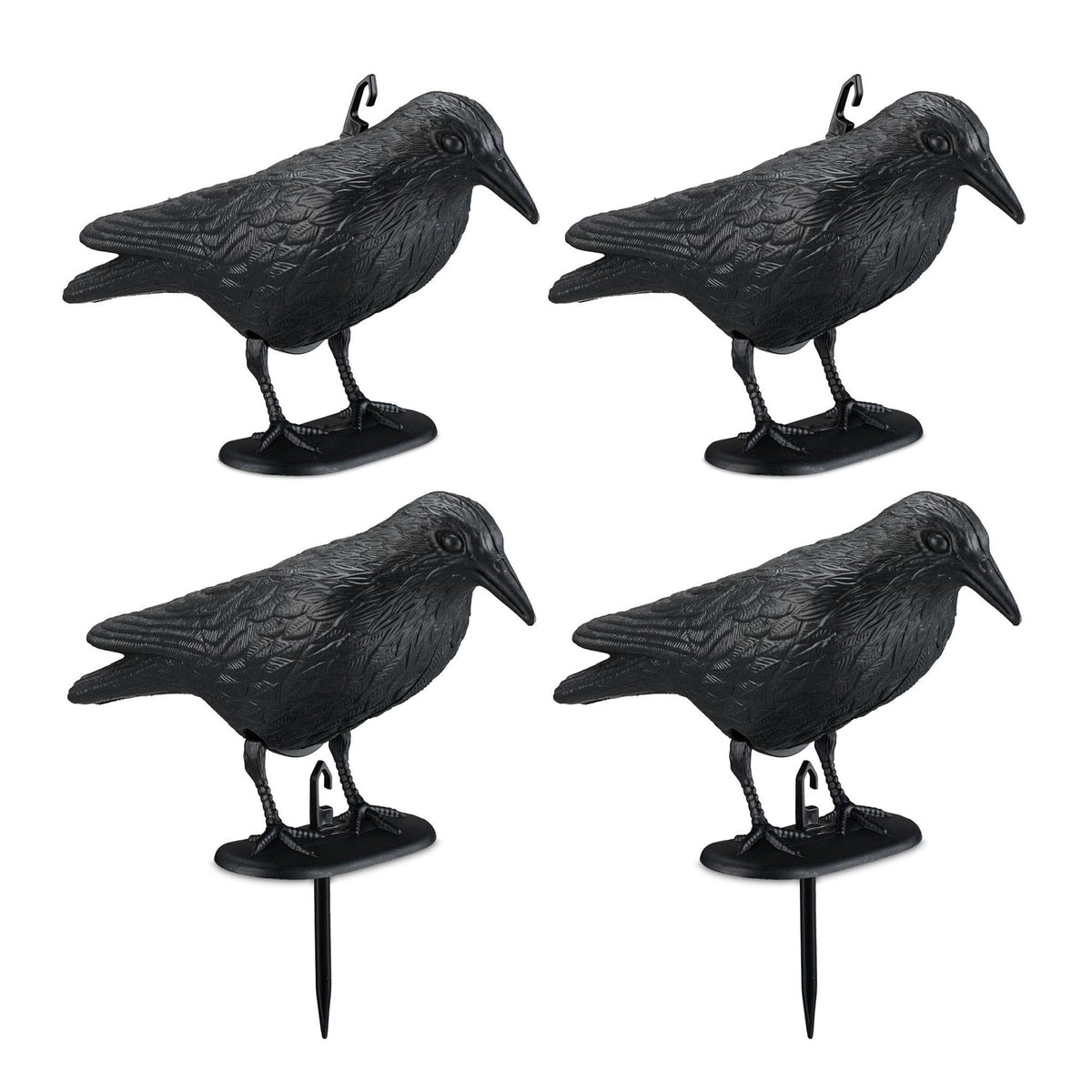 Scarecrow crow set of 4