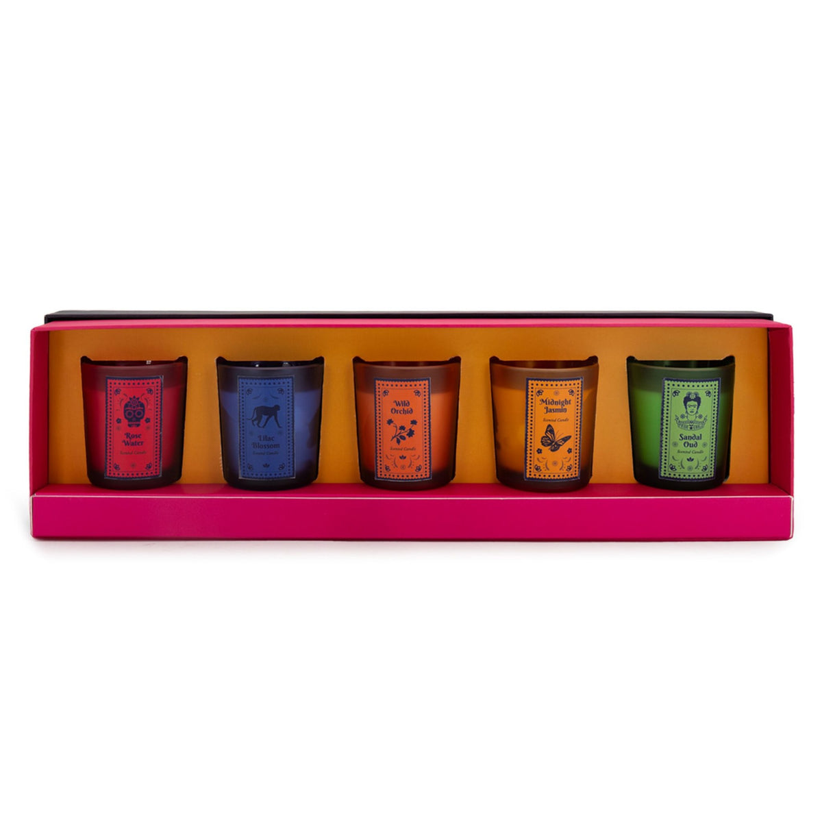 Scented Candle Gift Set, 5-Pack, Floral & Oriental Scents