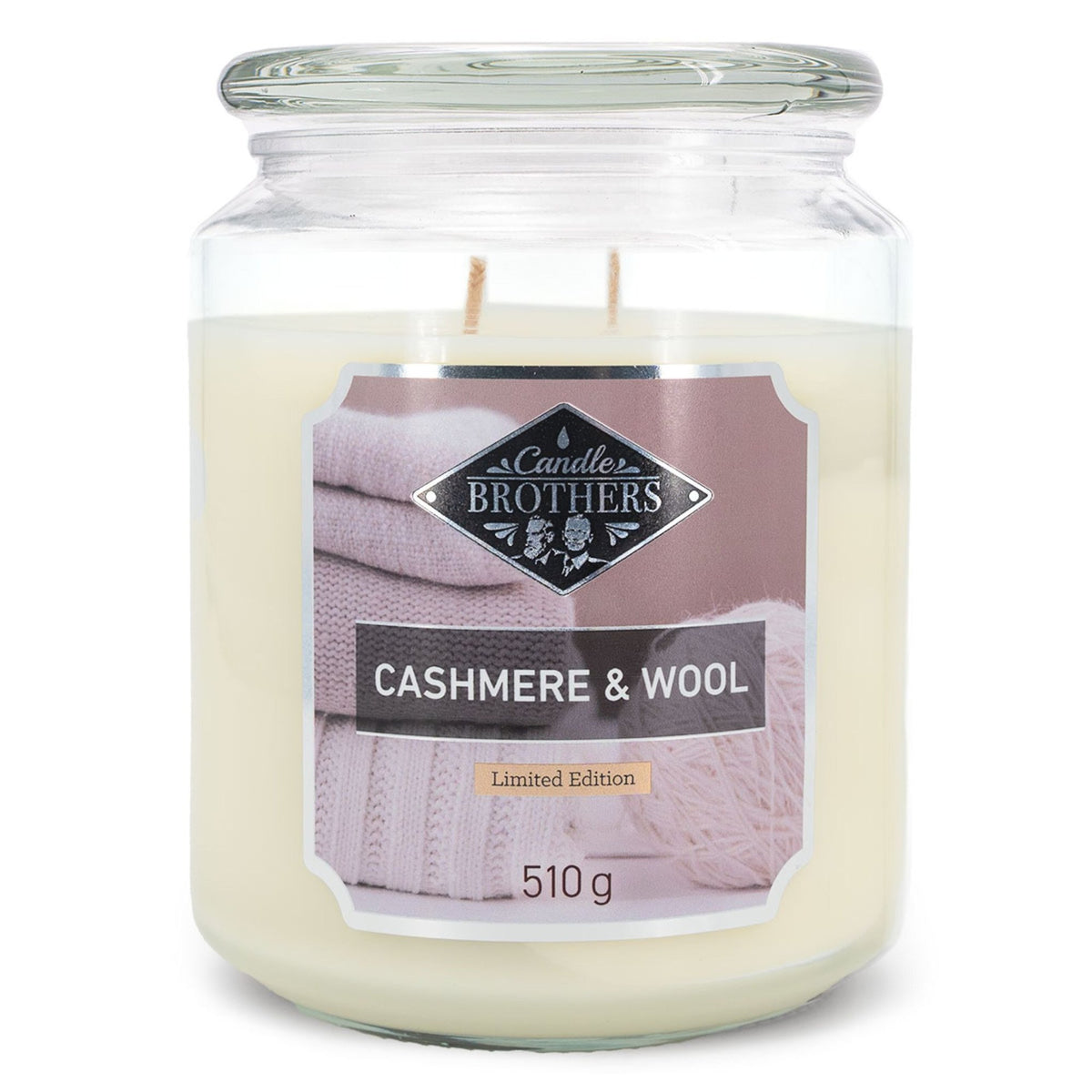 Scented Candle, Glass Jar – Dual Cotton Wicks, Long-Lasting