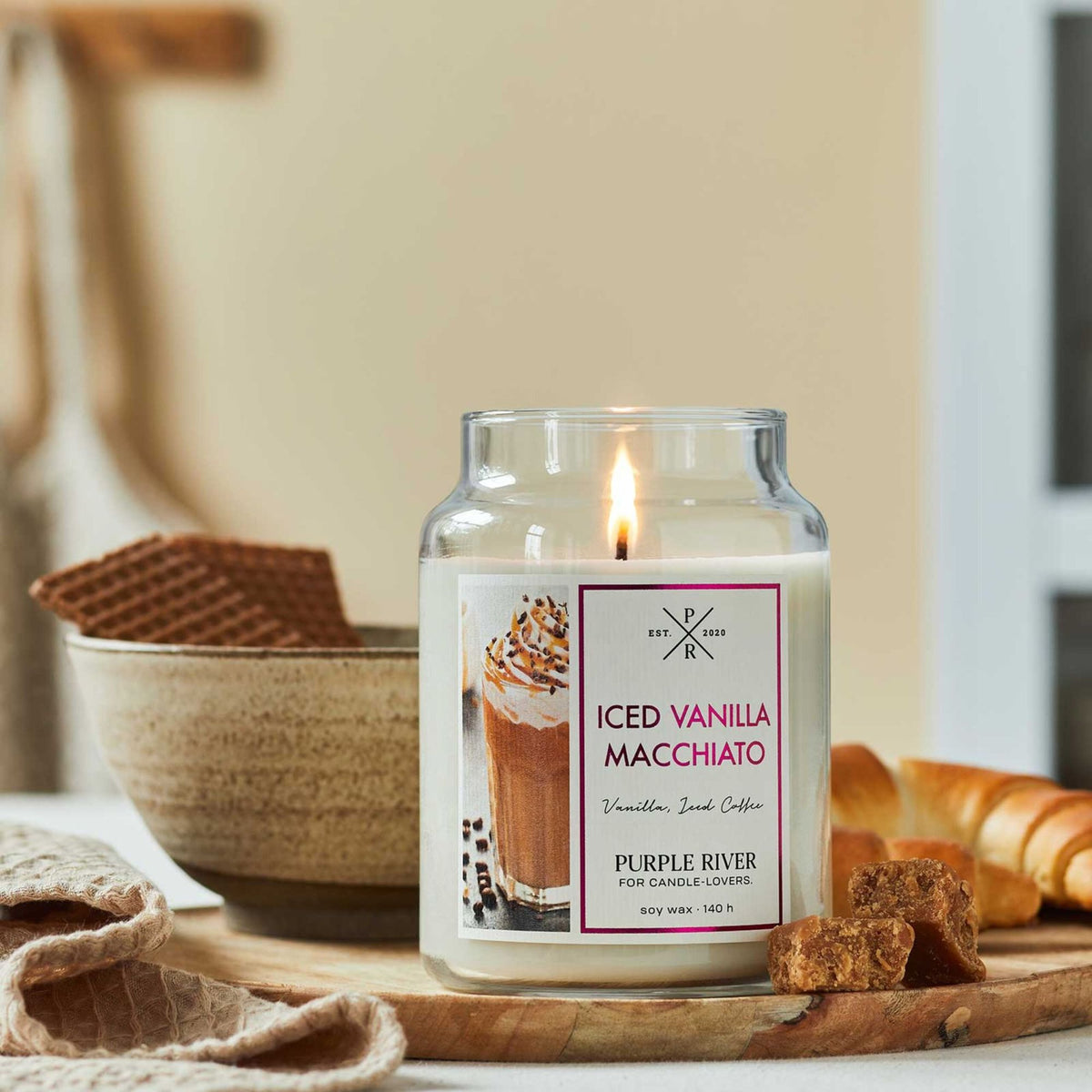 Scented Soy Candle – 140-Hour Burn Time