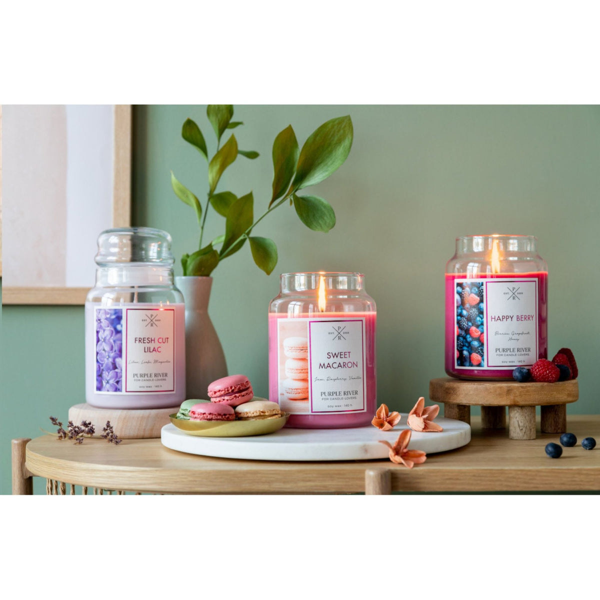 Scented Soy Candle, 140-Hour Burn Time