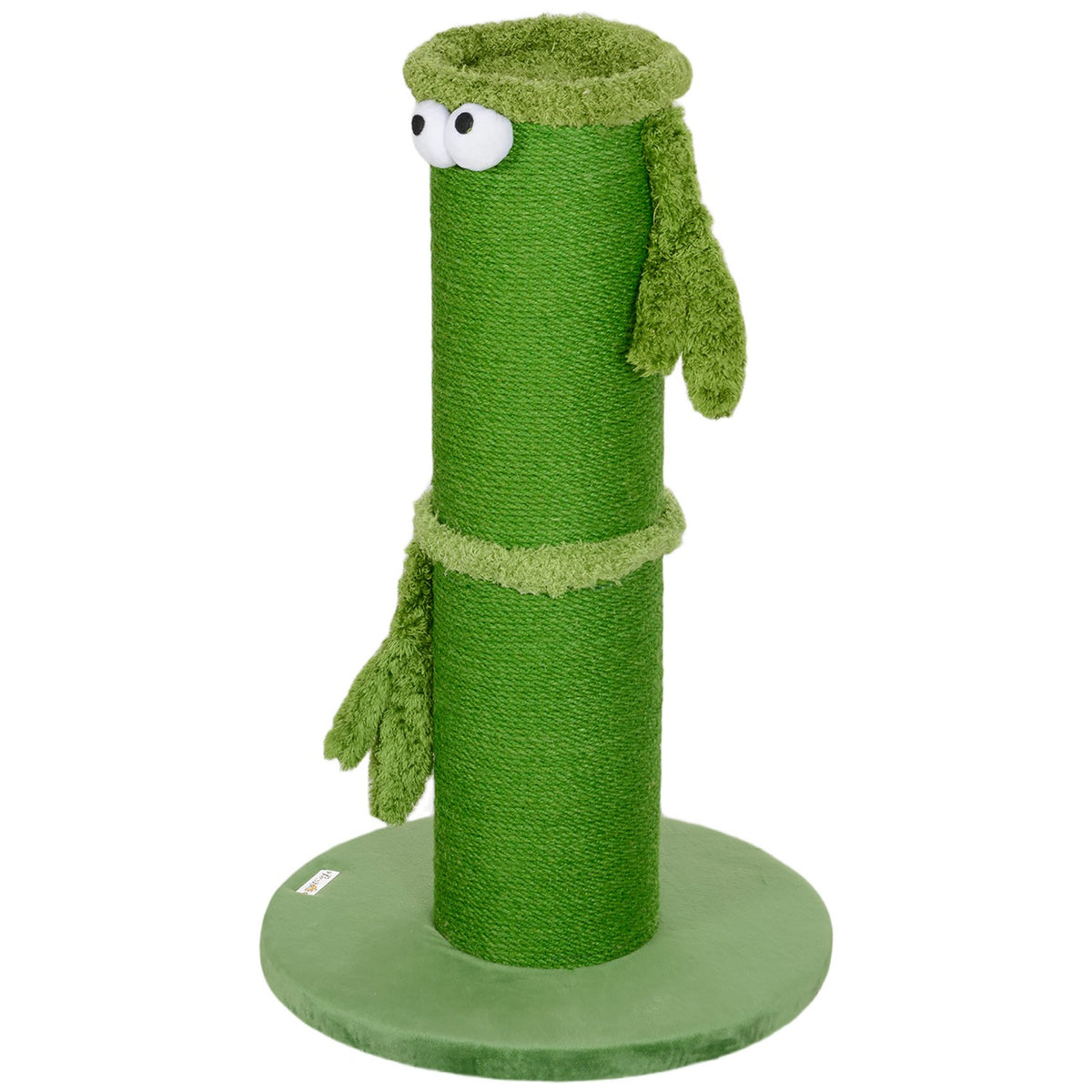Scratching post, 63cm scratching post, sisal cat scratching post, scratching post for cats, cat scratching furniture, indoor, polyester, green
