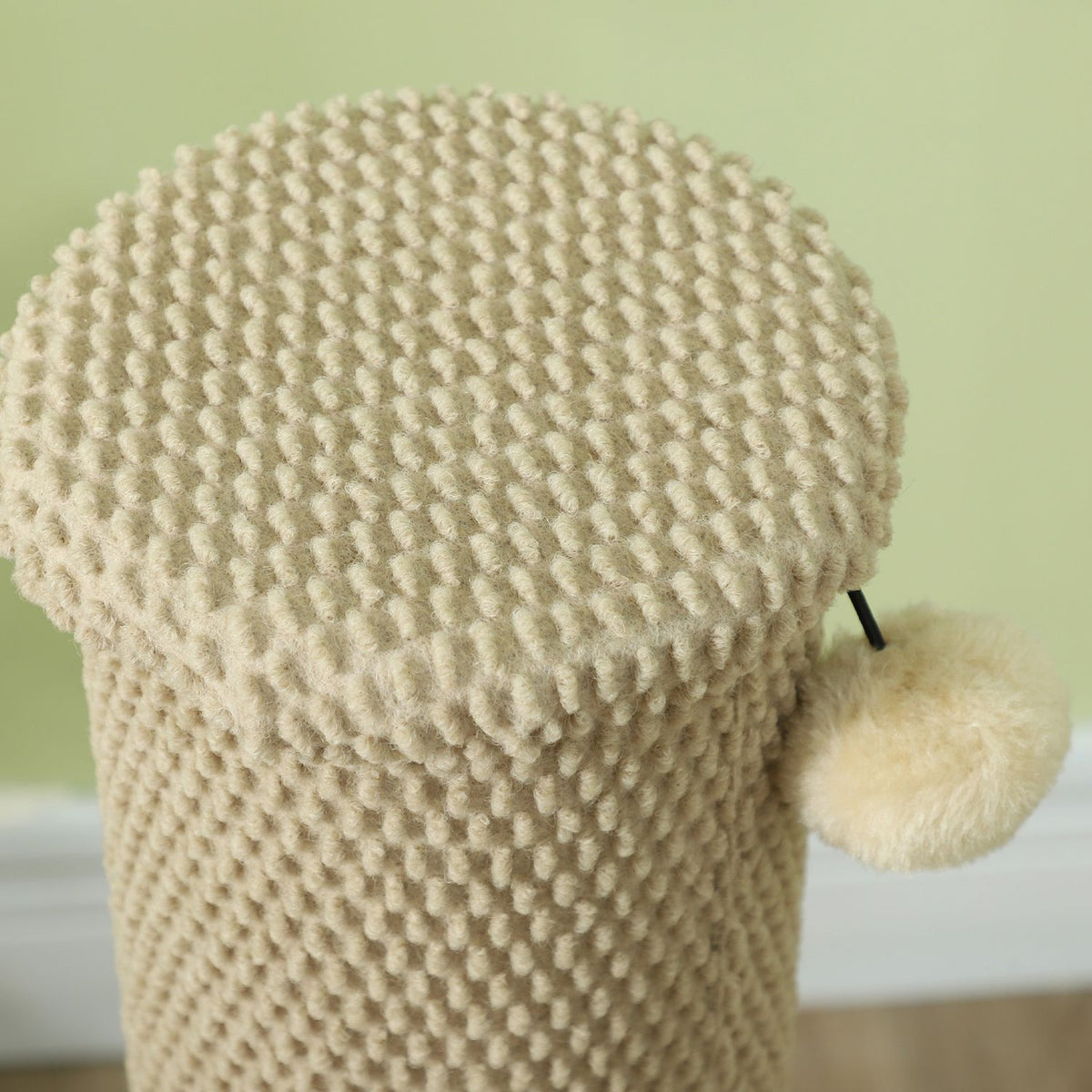 Scratching post, 84cm scratching post, sisal cat scratching post with play ball, scratching post for cats, cat scratching furniture, indoor, cream white