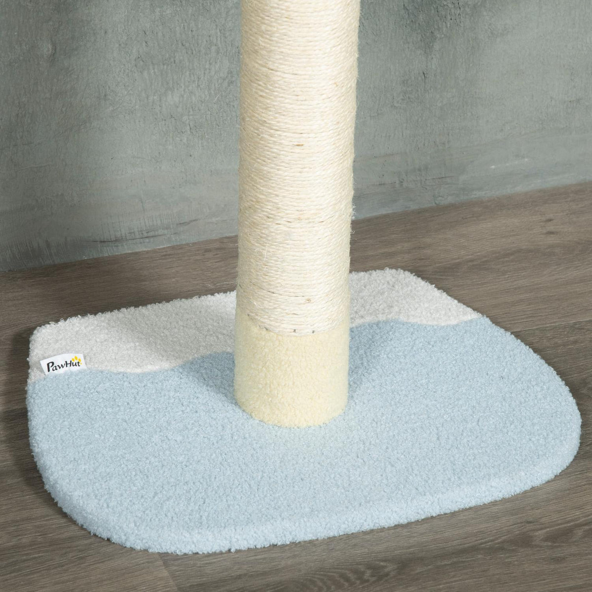 Scratching post, cat scratching post ceiling high, 220-260 cm, climbing tree with play ball, cat tree height adjustable, play tree with tip protection, plush, yellow